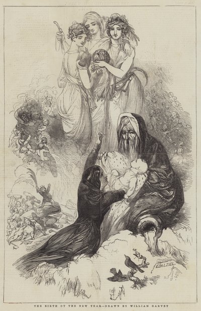 ولادة العام الجديد بواسطة وليام هارفي