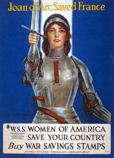 جان دارك أنقذت فرنسا ، 1918 بواسطة William Haskell Coffin