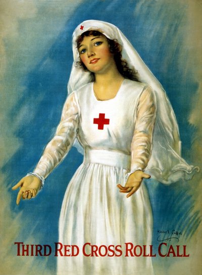 نداء رول الصليب الأحمر الثالث ، 1918 بواسطة William Haskell Coffin