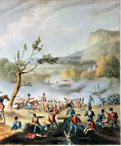 معركة مايدا ، 4 يوليو 1806 ، نقشها توماس ساذرلاند (BC1785) (تفاصيل 70293) بواسطة وليام هيث