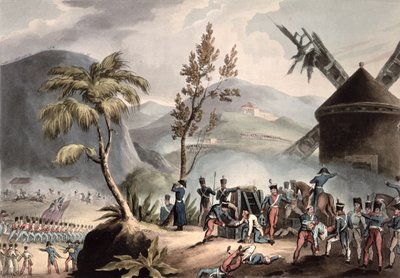معركة دوريا ، 17 أغسطس 1808 ، نقشها توماس ساذرلاند (BC1785) (أكواتينت) بواسطة وليام هيث