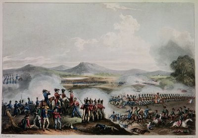 معركة تالافيرا ، 28 يوليو 1809 ، نقشها توماس ساذرلاند (BC1785) بواسطة وليام هيث