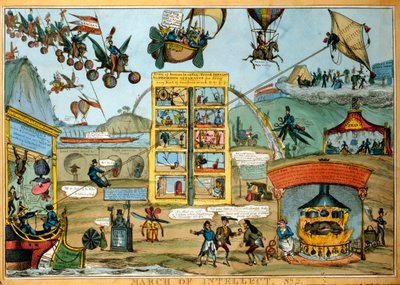 كاريكاتير السفر في المستقبل بواسطة وليام هيث