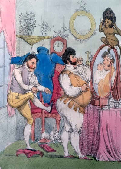ريجنسي أ لا مود ، 1812 (النقش الملون) بواسطة وليام هيث