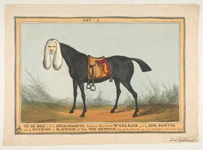 ليتم بيعه مع جميع مشاركاته - سباق الخيل الشهير Woolsack ، 29 يونيو 1829. بواسطة وليام هيث