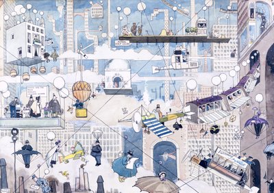 الحياة الجوية بواسطة William Heath Robinson