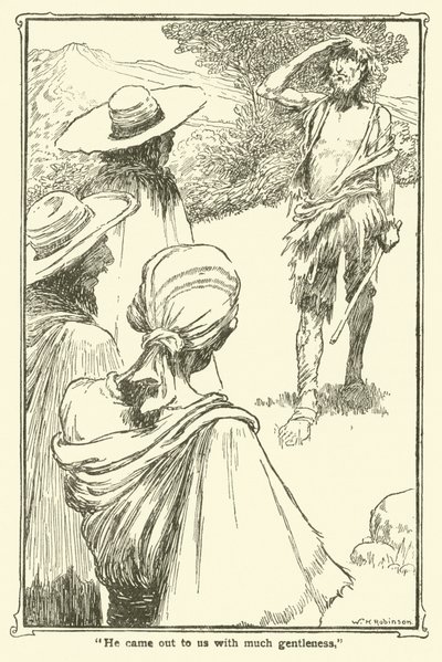 رسم توضيحي لـ Don Quixote (litho) بواسطة وليام هيث روبنسون