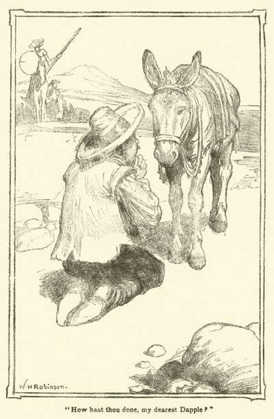 رسم توضيحي لـ Don Quixote (litho) بواسطة وليام هيث روبنسون