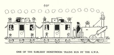 رسم توضيحي للسكك الحديدية Ribaldry بواسطة W Heath Robinson (litho) بواسطة وليام هيث روبنسون