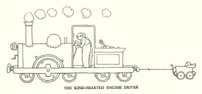 رسم توضيحي للسكك الحديدية Ribaldry بواسطة W Heath Robinson (litho) بواسطة وليام هيث روبنسون
