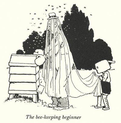 The bee-keeping beginner (litho) بواسطة وليام هيث روبنسون