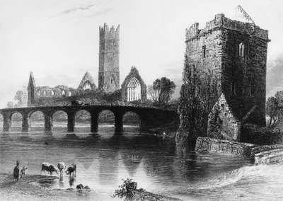 صالون المناظر الطبيعية الإنجليزية لعام 1843 بعد الرسم بواسطة نقش WH Bartlett بواسطة J. Cousen بواسطة وليام هنري (بعد) بارتليت