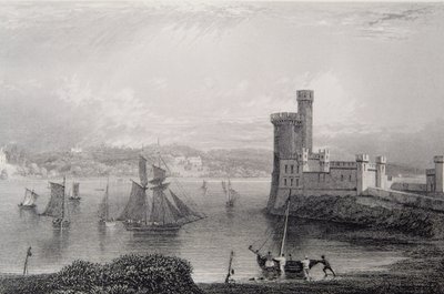 قلعة بلاك روك ، بالقرب من كورك ، أيرلندا ، 1830s بواسطة وليام هنري بارتليت