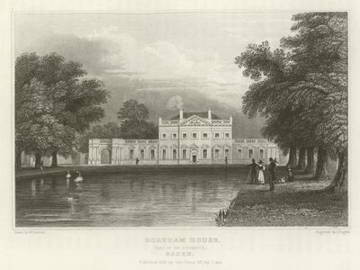 Boreham House ، مقعد السير J Tyrrell ، Essex بواسطة وليام هنري بارتليت