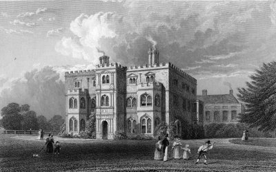 ماركس هول ، Coggeshall ، Essex ، محفور بواسطة John Carr Armytage ، 1833 بواسطة وليام هنري بارتليت
