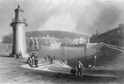 ميناء Whitehaven ، c.1840-50 بواسطة وليام هنري بارتليت