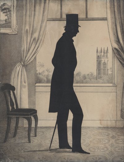 صورة ظلية لناثانيال بابسون من جلوستر ، ماساتشوستس ، 1828-1883. بواسطة وليام هنري براون