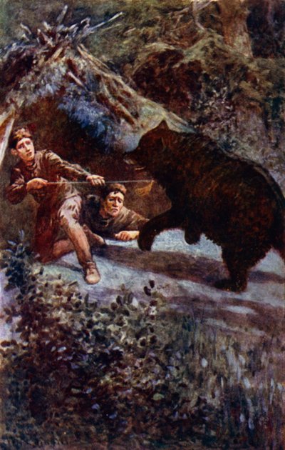 "I thrust the spear with all my might into the bear