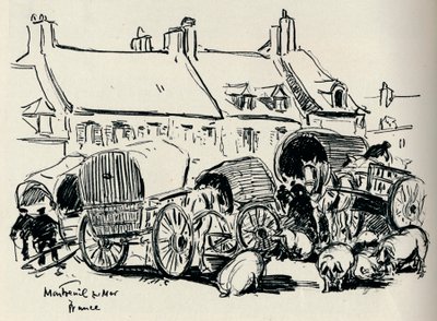 مونتروي سور مير ، فرنسا ، c1907. بواسطة وليام هنري تشارلتون