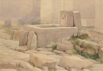نافورة بومبيان وحوض حصان 1880. بواسطة وليام هنري هولمز
