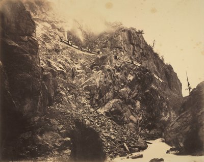 كانيون ريو لاس أنيماس ، ج. 1882-1886. بواسطة وليام هنري جاكسون