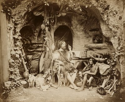 روبنسون كروزو ، 1856 (طبعة فضية زخرفية من الزجاج السالب) بواسطة وليام هنري ليك برايس
