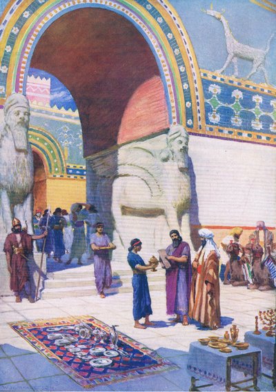 نهاية المنفى ، من كتاب مصور الكتاب المقدس الذي نشره توماس نيلسون ، ج 1950 بواسطة وليام هنري مارجيسون
