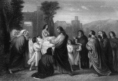 وكان الميت قد جلس ، وبدأ يتكلم ، 1830s. بواسطة وليام هنري موت