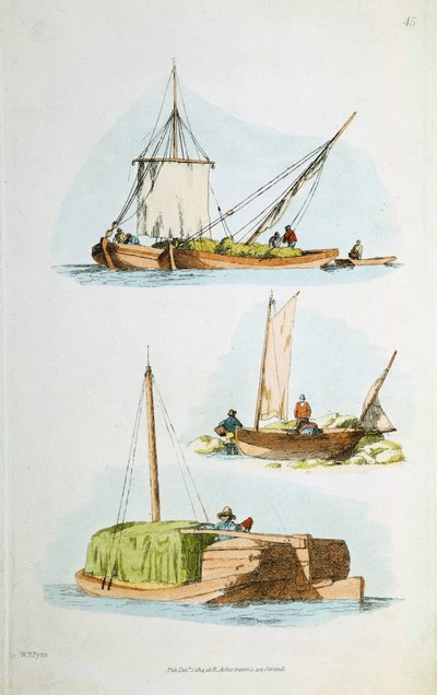 قوارب نورفولك التقليدية ، 1814 بواسطة وليام هنري باين