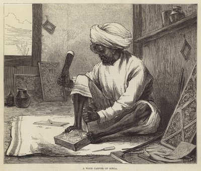 A Carver of Simla بواسطة وليام هيشام أوفرند