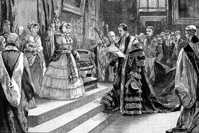 عرض تقديمي للملكة ، c1850s ، 1900 بواسطة وليام هيشام أوفرند