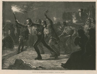 Skating on the Serpentine by torchlight (engraving) بواسطة وليام هيشام أوفرند