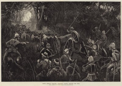 حرب جنوب أفريقيا ، مدفعية تمر عبر بوش بواسطة William Heysham Overend