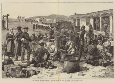 نزاع الحدود الأفغانية ، القوات الروسية في باكو في طريقهم إلى آسيا الوسطى بواسطة وليام هيشام أوفرند