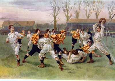 مباراة كرة القدم 1890 بواسطة وليام هيشام أوفرند
