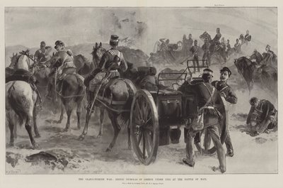 الحرب اليونانية التركية ، الأمير اليونان نيكولاس تحت النيران في معركة ماتي بواسطة William Heysham Overend