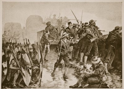 حرب الزولو: الدفاع عن Laager ضد هجوم Zulu بواسطة وليام هيشام أوفرند