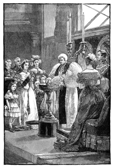 تعميد الأميرة لويز ، c1848 ، 1900. بواسطة وليام هيشام أوفرند