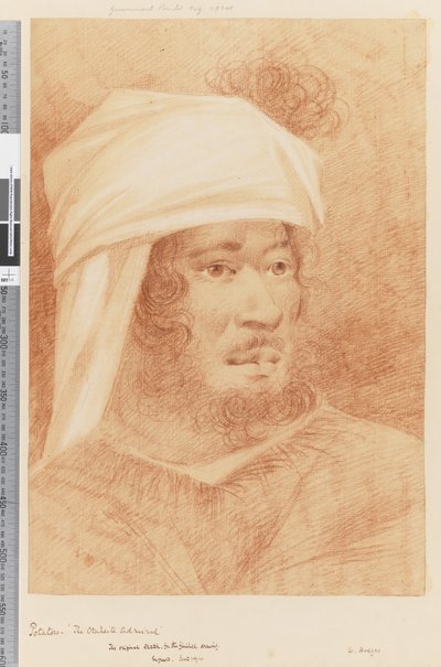 الصفحة 17 Potatow ، الأدميرال Otaheite ، 1768-1775 (الطباشير الأحمر والأبيض) بواسطة وليام هودجز