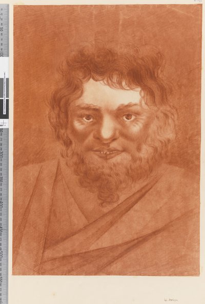 الصفحة 19 (أ) صورة مواطن ، 1768-1775 (الطباشير الأحمر) بواسطة وليام هودجز