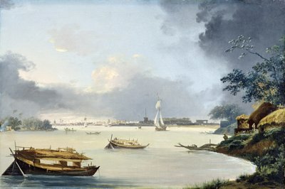 منظر لكلكتا ، حوالي عام 1790 (زيت على قماش) بواسطة وليام هودجز