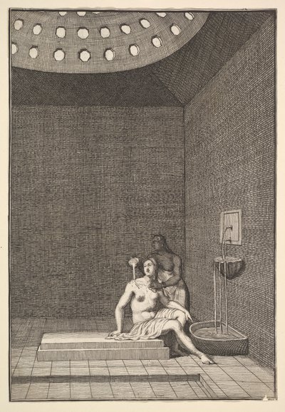حمام تركي Aubry de La Mottrayes يسافر في جميع أنحاء أوروبا وآسيا والجزء الآخر ... ، 1723-24. بواسطة وليام هوغارث