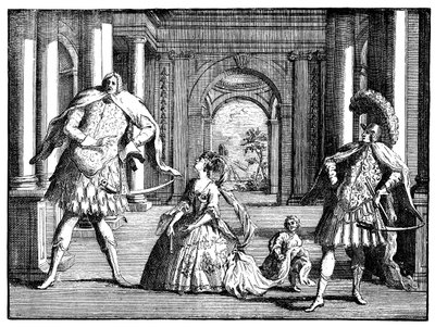 Berenstat ، Cuzzoni و Senesino c1725. بواسطة وليام هوغارث