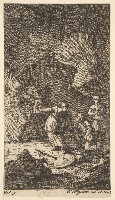 كاساندرا ، Frontispiece ، المجلد. 5 ، 1725. بواسطة وليام هوغارث