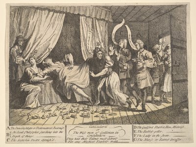 Cunicularii ، أو حكماء Godlimon في التشاور ، ديسمبر 1726. بواسطة وليام هوغارث