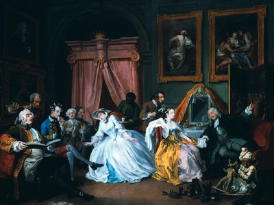 الزواج A-la-Mode: 4. The Toilette ، 1743 بواسطة وليام هوغارث