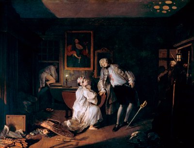 الزواج A-la-Mode: 5. The Bagnio ، c1743 بواسطة وليام هوغارث