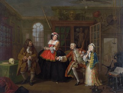 زواج على نمط: الثالث - التفتيش ، 1743 (زيت على قماش) بواسطة وليام هوغارث