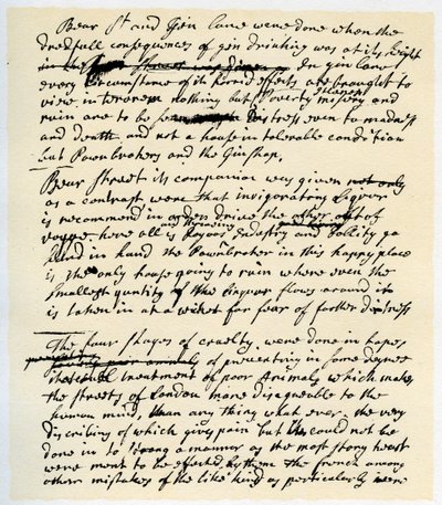 ملاحظات ويليام هوغارث ، c1751. بواسطة وليام هوغارث