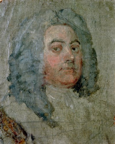 صورة لجورج فريدريك هاندل (1685-1759) بواسطة وليام هوغارث